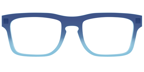 The Indigo to Sky Blue Gradient Crystal