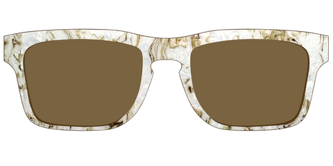 The Polarized Ivory Sand Pearl Shell Sun Top