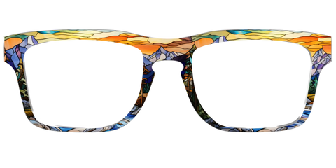 The Mountainscape Stained Glass