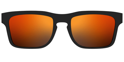 The Polarized Orange Reflective Sun Top