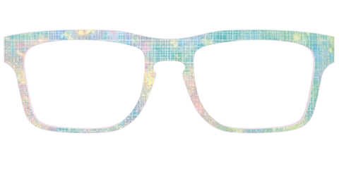 The Pastel Gradient with Holographic Hatching