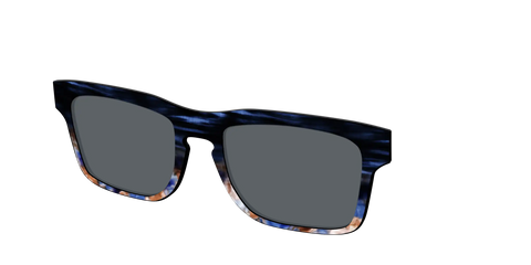 The Polarized Blue Horn Tortoise Sun Top