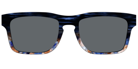 The Polarized Blue Horn Tortoise Sun Top