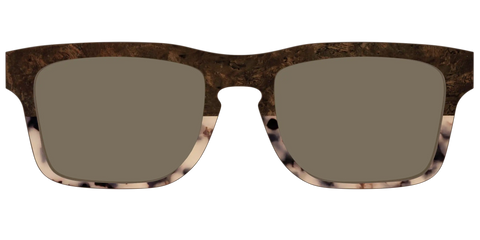 The Polarized Dark Oak Tortoise Split Sun Top