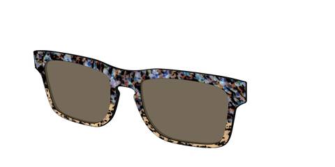 The Polarized Oasis Tortoise Split Sun Top