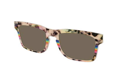 The Polarized Prism Split Tortoise Sun Top