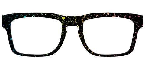 The Rainbow Foil Splatter