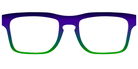 The Ultra Violet to Bright Green Gradient