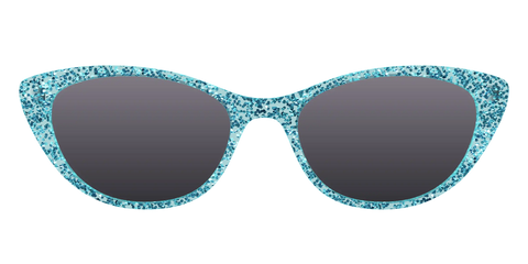The Polarized Aquamarine Sparkle Sun Top