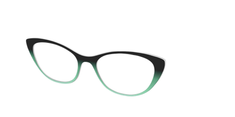 The Black to Spearmint Gradient