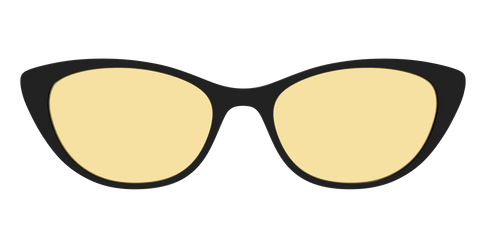 The Black With Citrine Yellow Lens