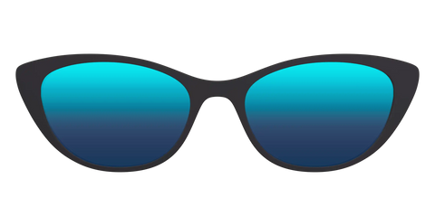 The Polarized Blue Reflective Sun Top