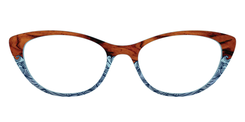 The Blue Wood Waves Crystal