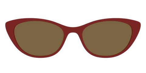The Polarized Burgundy Sun Top