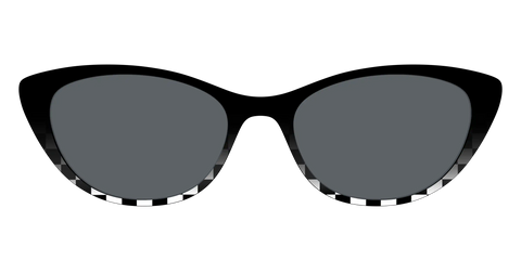 The Polarized Checkerboard Fade Sun Top