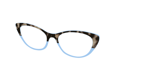 The Denim Tortoise Crystal Split