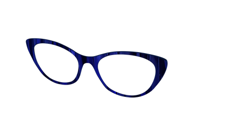 The Indigo Moire Stripes