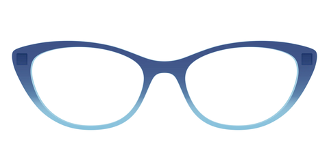 The Indigo to Sky Blue Gradient Crystal