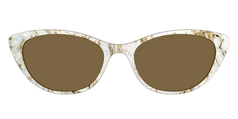 The Polarized Ivory Sand Pearl Shell Sun Top