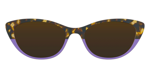 The Polarized Lavender Tortoise Split Sun Top