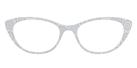 The Pale Gray Medallion Lace