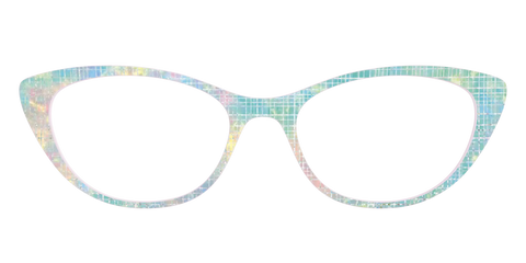 The Pastel Gradient with Holographic Hatching