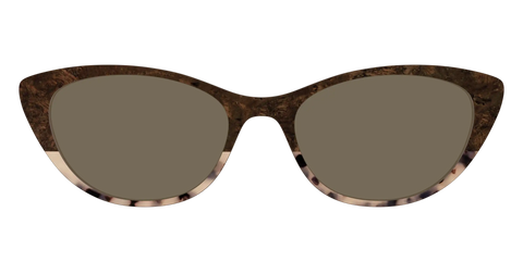 The Polarized Dark Oak Tortoise Split Sun Top