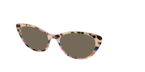 The Polarized Prism Split Tortoise Sun Top