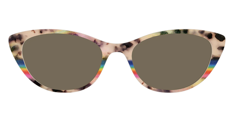 The Polarized Prism Split Tortoise Sun Top