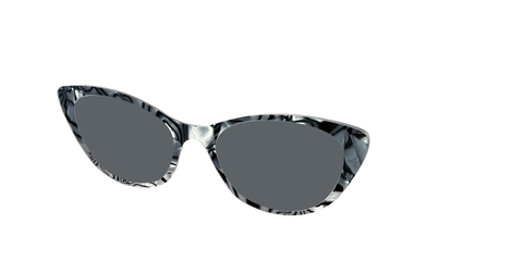 The Polarized Zebra Pearl Split Sun Top