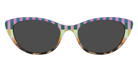 The Polarized Summer Stripes Tortoise Sun Top