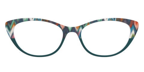 The Teal Ikat Split