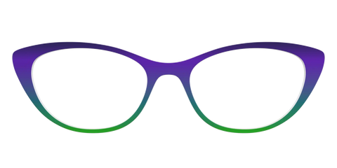 The Ultra Violet to Bright Green Gradient