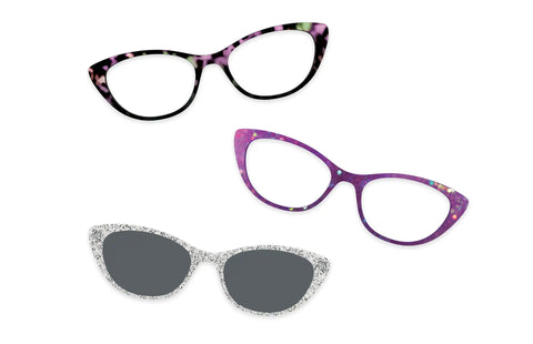 Violet Pearlized Metal - Set
