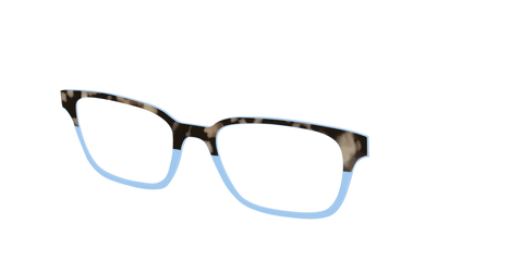 The Denim Tortoise Crystal Split