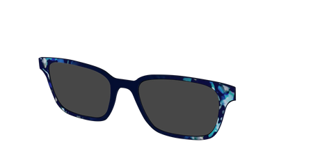 The Polarized Indigo Tortoise Sun Top