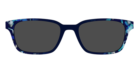 The Polarized Indigo Tortoise Sun Top