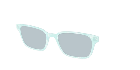 The Oceanic Pearl with Slate Blue Lens