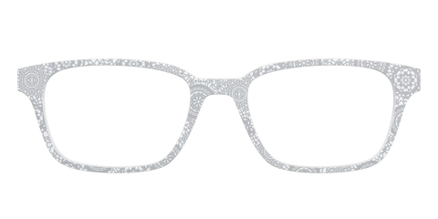The Pale Gray Medallion Lace