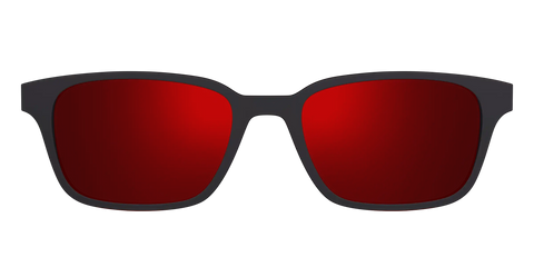 The Polarized Red Reflective Sun Top