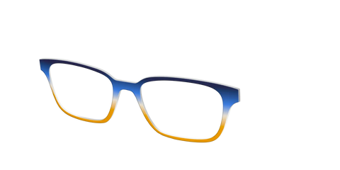 The Royal Blue to Gold Gradient