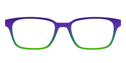 The Ultra Violet to Bright Green Gradient