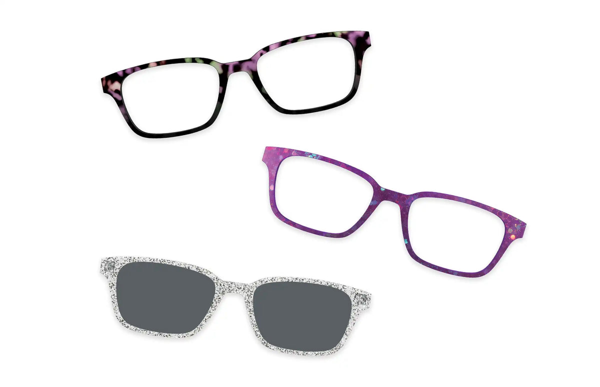 Violet Pearlized Metal - Set
