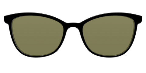 The Black with Green Racquet Sport Lens