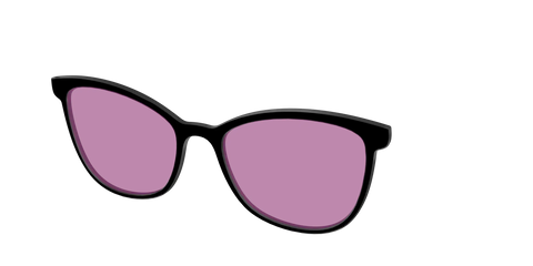 The Black with Pink Racquet Sport Lens