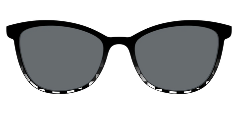 The Polarized Checkerboard Fade Sun Top