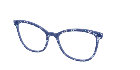 The Denim Heart Glitter Crystal