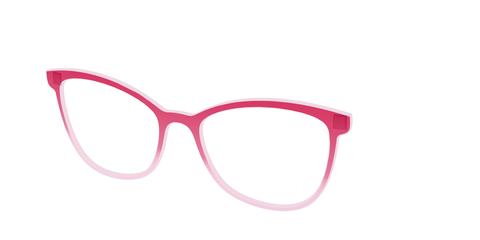 The Flamingo to Blush Gradient Crystal