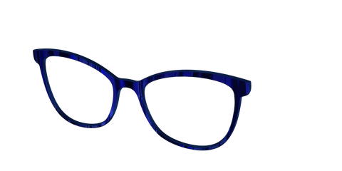The Indigo Moire Stripes