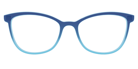 The Indigo to Sky Blue Gradient Crystal